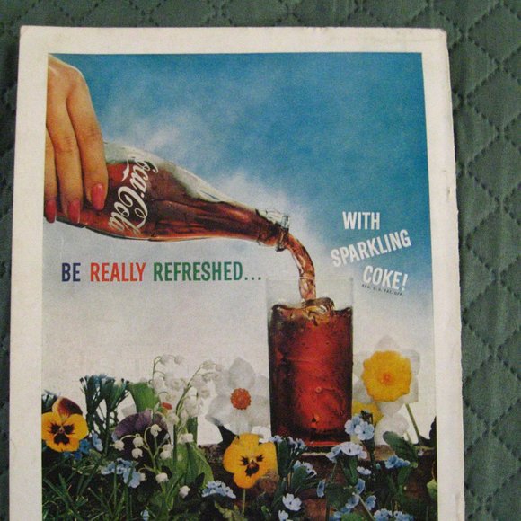 🥤 Coca Cola Bottle April 1959 Print Ad - Picture 2 of 4
